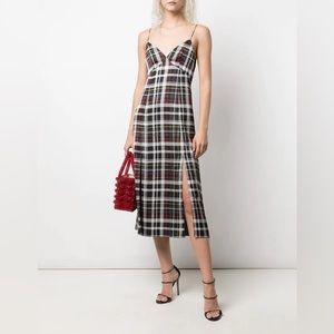 alice + olivia
Julietta plaid-print dress